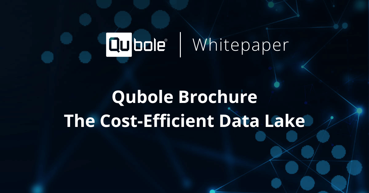 Data Lake Cost Optimization Guide TCO Qubole